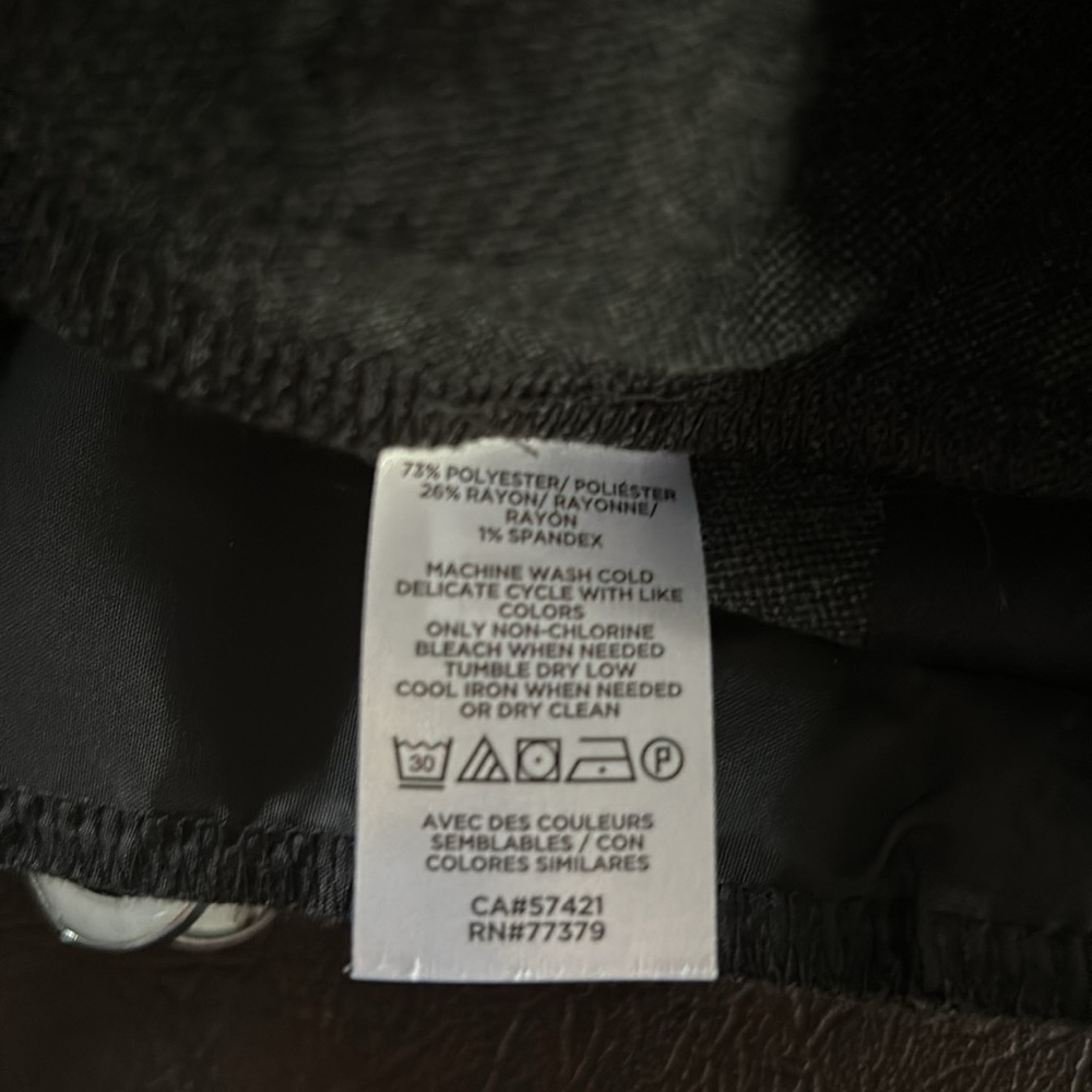 Women’s Ann Taylor Factory Sz 2P Mid Rise Straight Leg Poly/Rayon/Spandex Blend - Picture 7 of 7